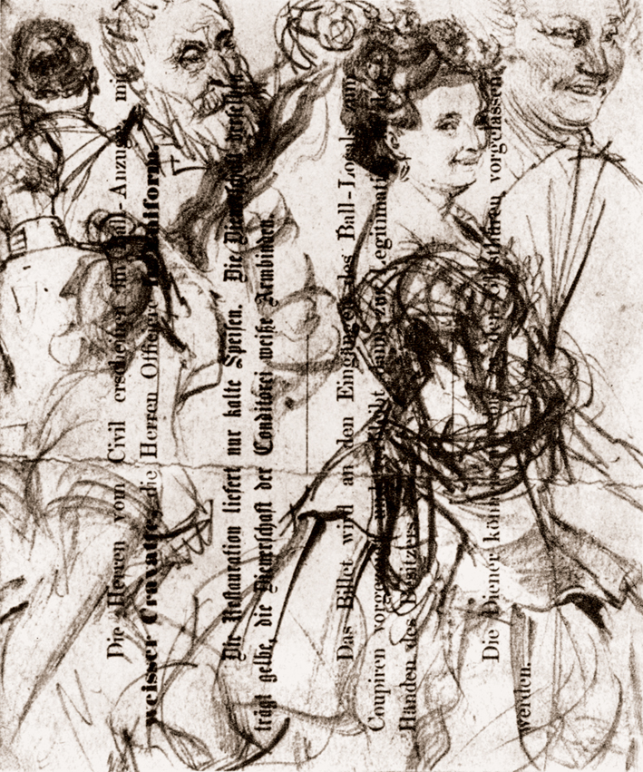  Adolpyh Von Menzel —— 舞会上的速写